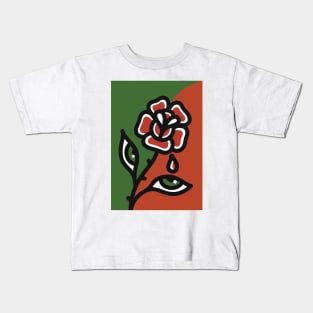 Crying Rose Kids T-Shirt